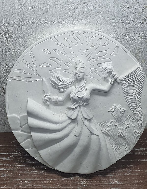 Mandala Orixá Iansã Diametro 35cm