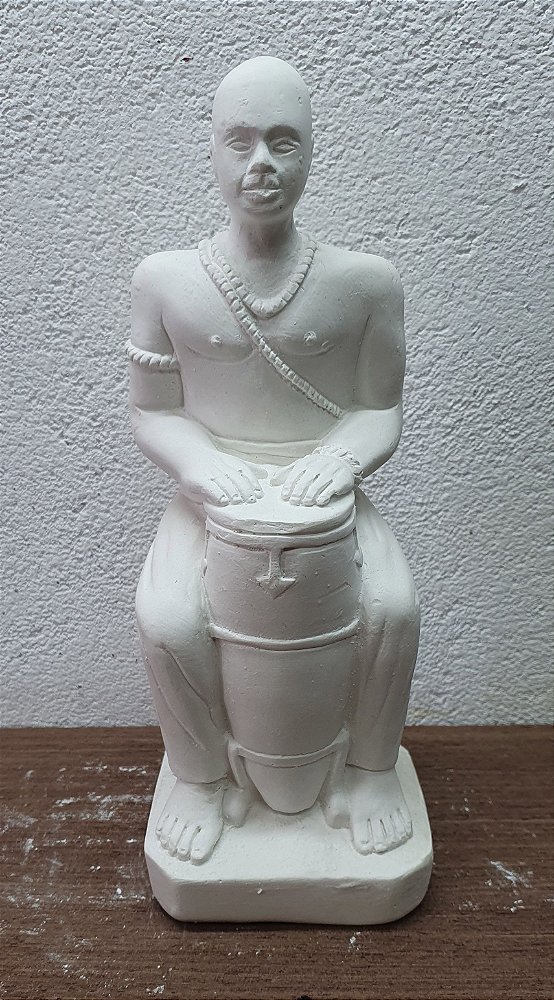 Imagem Ogã 23cm Gesso Cru