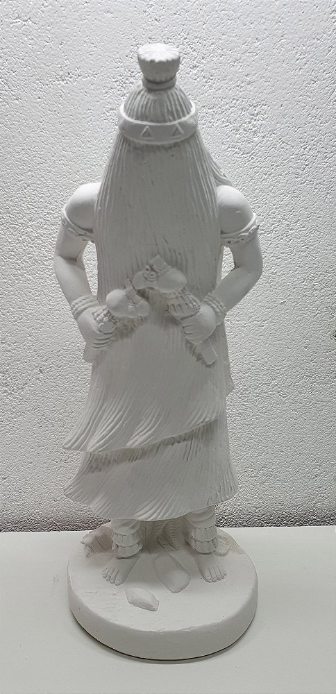 Imagem Orixá Obaluae 35cm Gesso Cru