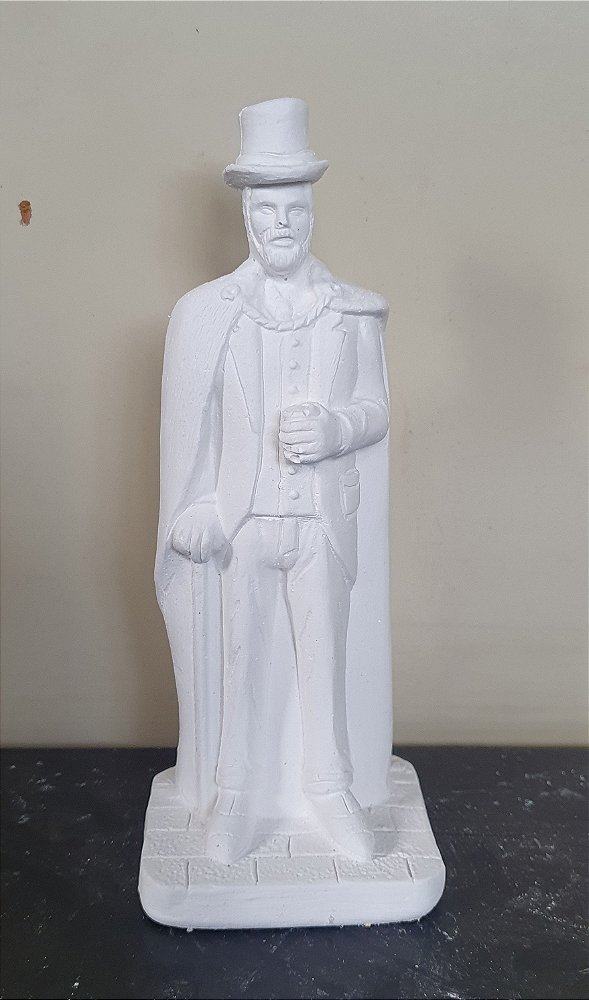 Imagem Exu Tranca Rua 15cm Gesso Cru