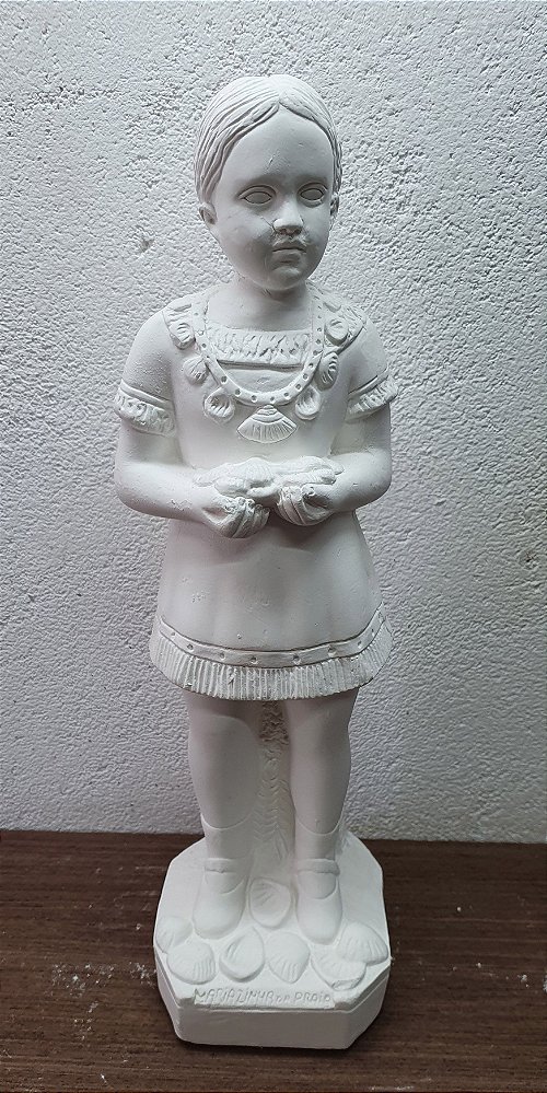Imagem Ere Mariazinha da Praia 30cm Gesso Cru