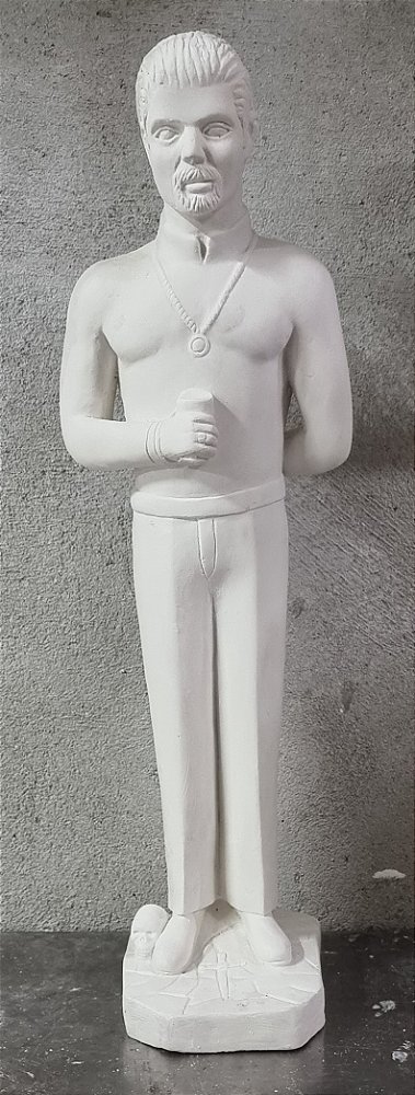 Imagem Exu Tiriri das Almas 50cm Gesso Cru