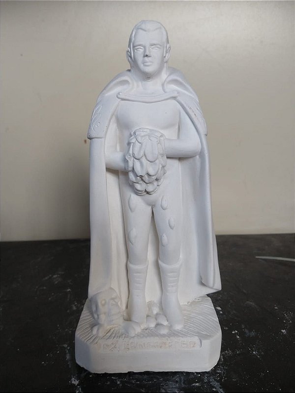 Imagem Exu Pinga Fogo 23cm Gesso Cru