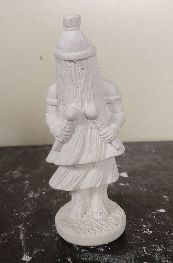 Imagem Orixá Obaluae 12cm Baby Gesso Cru