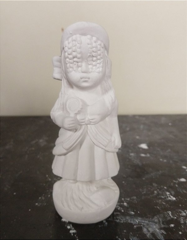 Imagem Orixá Oxum Baby 12cm Gesso Cru