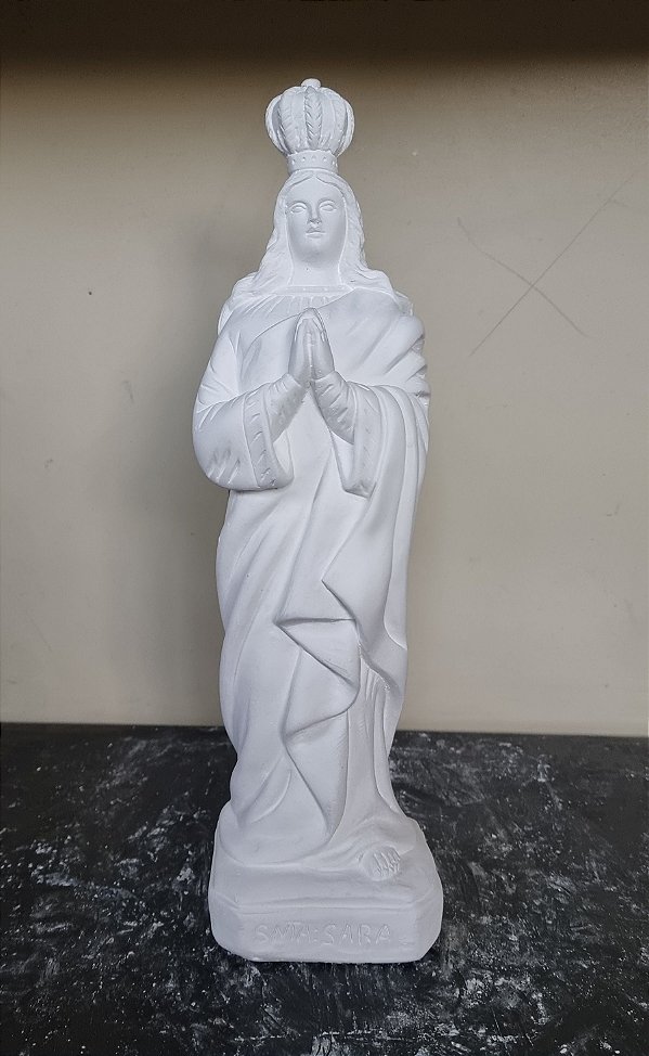 Imagem Santa Sara 30cm Gesso Cru