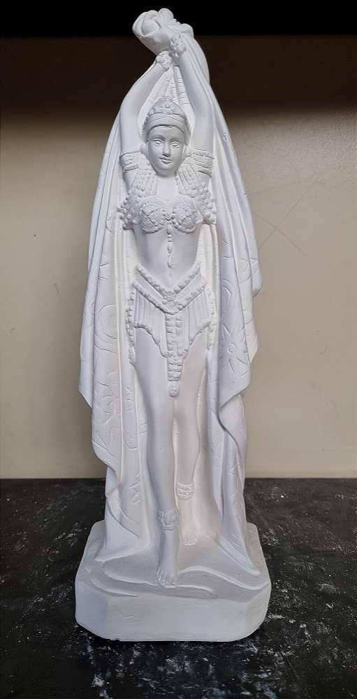 Imagem Cigana Do Oriente 30cm Gesso Cru