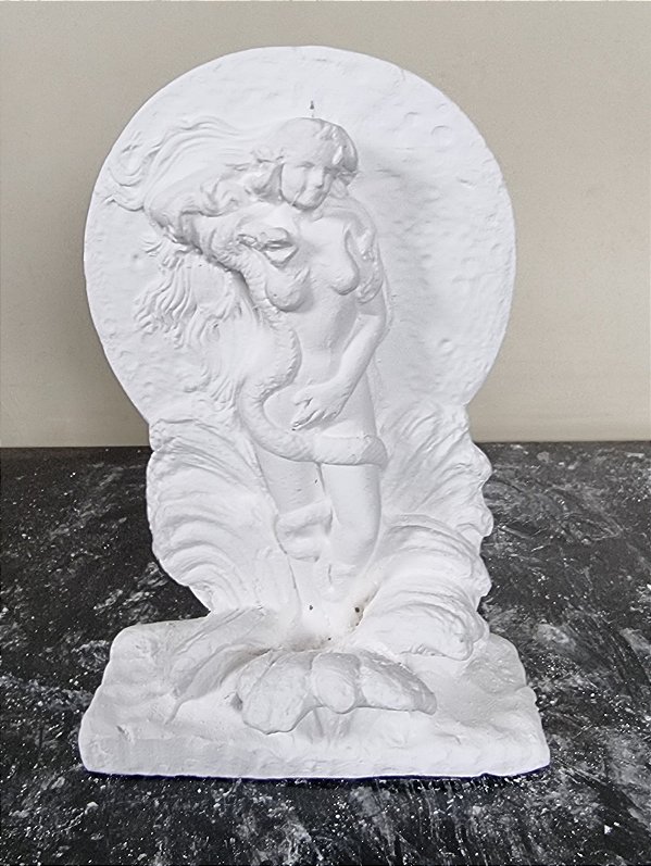 Imagem Deusa Lilith 15cm Gesso Cru