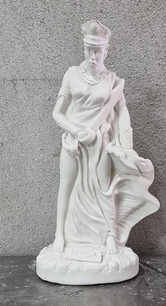 Imagem Orixá Iansa Modelo 01 25cm Gesso Cru
