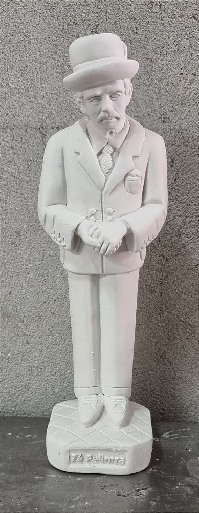 Imagem Zé Pilintra Modelo 01 25cm Gesso Cru