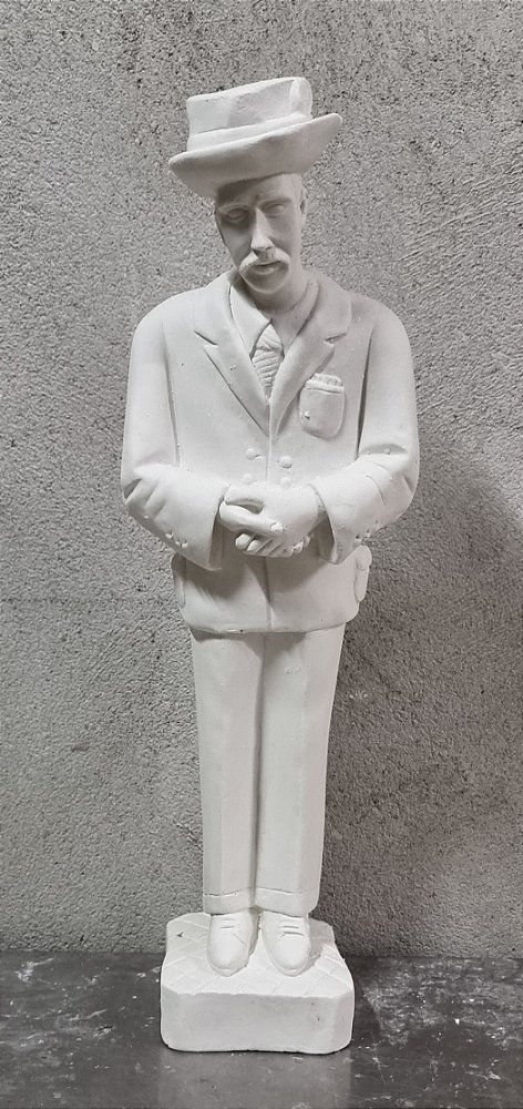 Imagem Zé Pilintra 45cm Gesso Cru