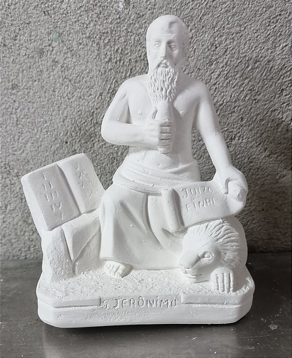 Imagem São Jeronimo 15cm Gesso Cru