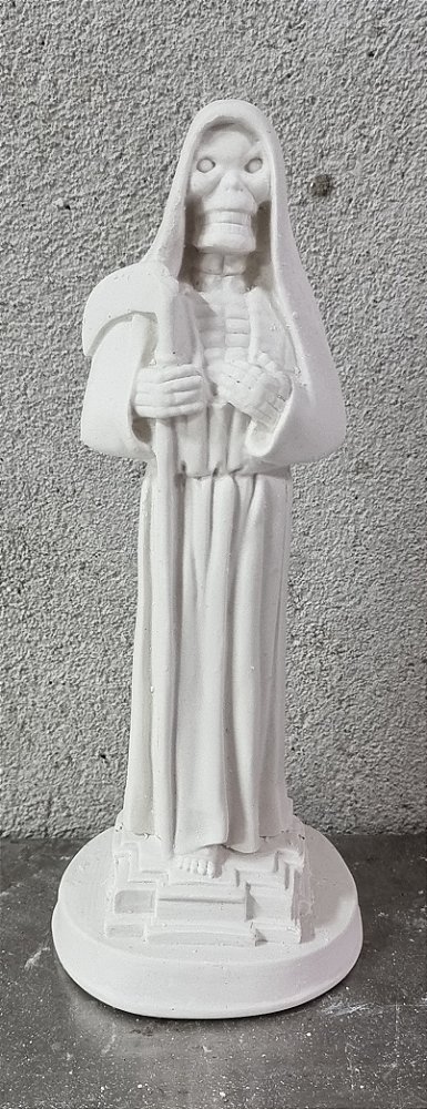 Imagem Santa Muerte 23cm Gesso Cru