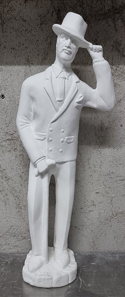 Imagem Zé Pilintra Bengala 65cm Gesso Cru