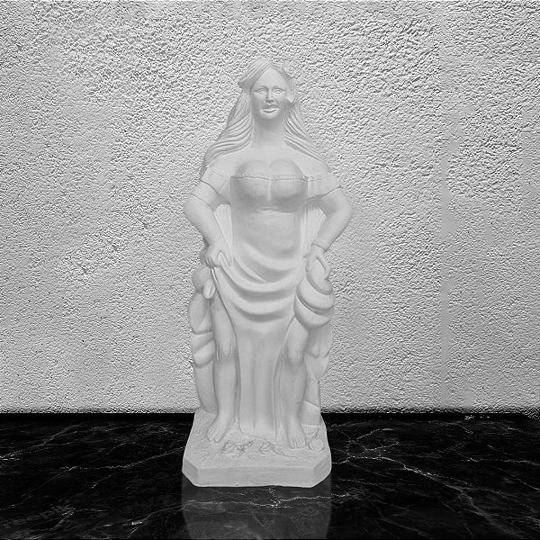 Imagem Pombagira Maria Mulambo 60cm Gesso Cru