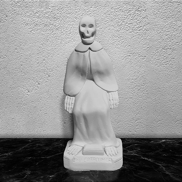 Imagem Exu Catacumba 23cm Gesso Cru