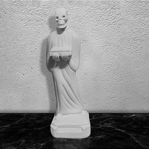 Imagem Exu Omulu 23cm Gesso Cru