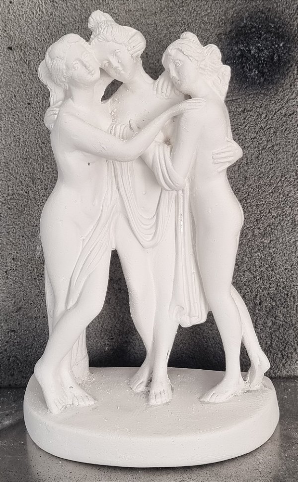 Imagem 3 Graças  23cm Gesso Cru