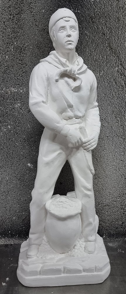 Imagem Cigano 33cm Gesso Cru