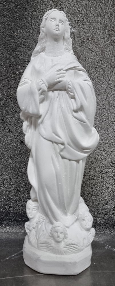 Imagem Nossa Senhora Conceicao 20cm Gesso Cru