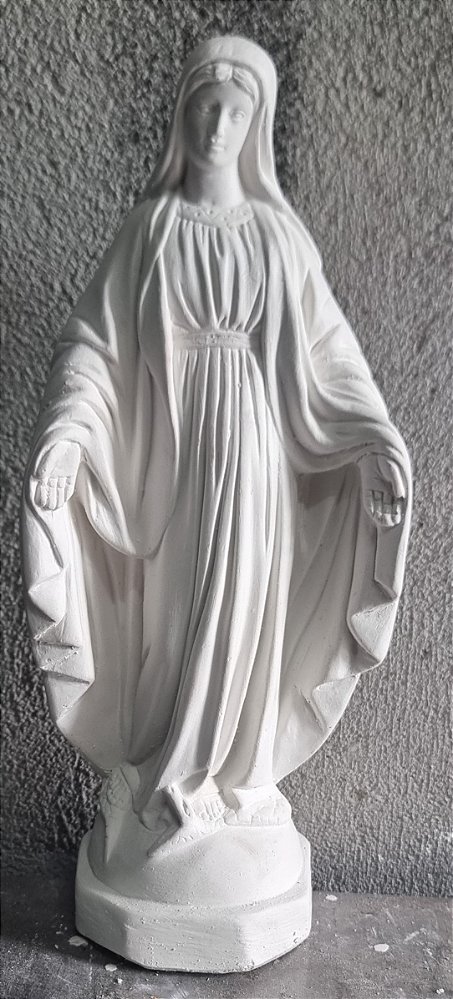 Imagem Nossa Senhora das Graças 24cm Gesso Cru
