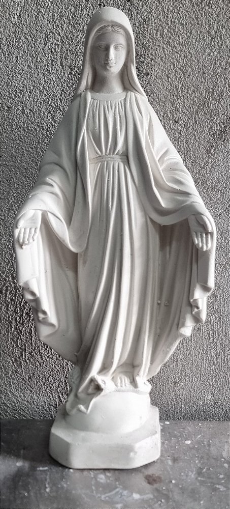 Imagem Nossa Senhora das Graças 30cm Modelo 2 Gesso Cru