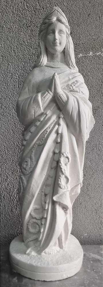 Imagem Santa Sara 38cm Gesso Cru