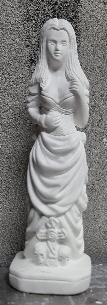 Imagem Pombagira Maria Padilha 20cm Gesso Cru