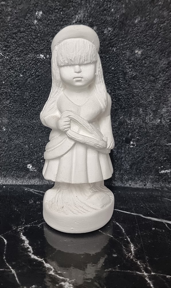 Imagem Orixá Nanã Baby 17cm Gesso Cru