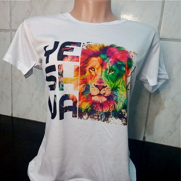 Camiseta Personalizada (SUBLIMAÇÃO) Yesua - www.exclusiveartedigital.com.br