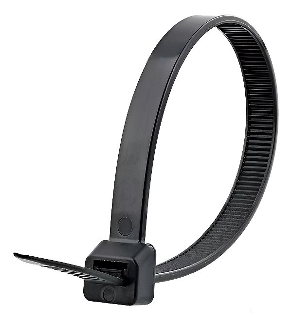 Abraçadeira Full 7,6 x 300 mm Preta - 100 Unidades