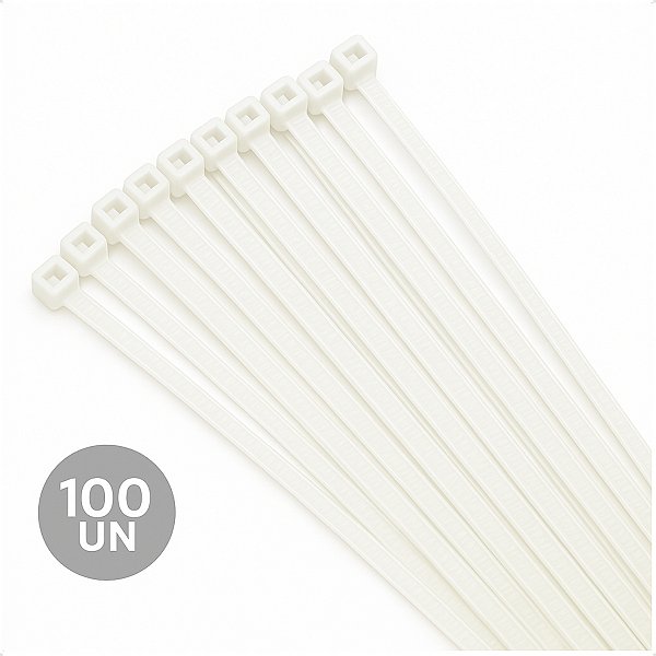 Abraçadeira Full 4,7 x 280 mm Branca - 200 Unidades