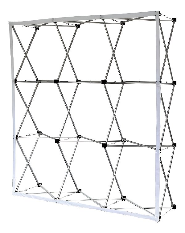 Painel Pantográfico Alumínio 2,30 X 2,30 + Bolsa Transporte