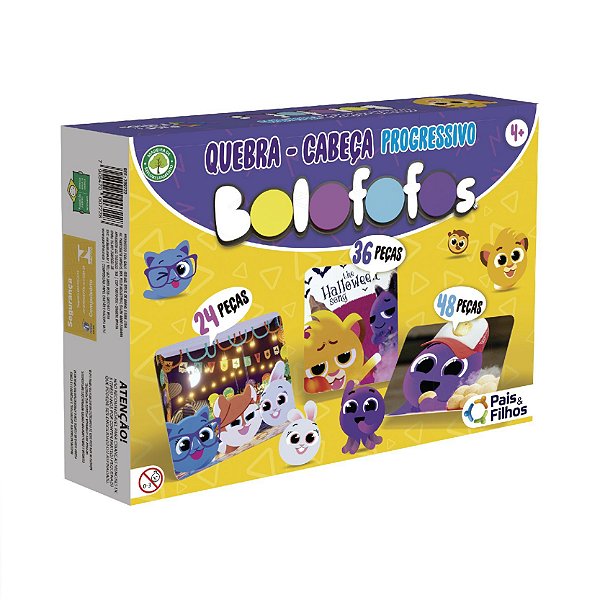Quebra-Cabeça Progressivo Bolofofos