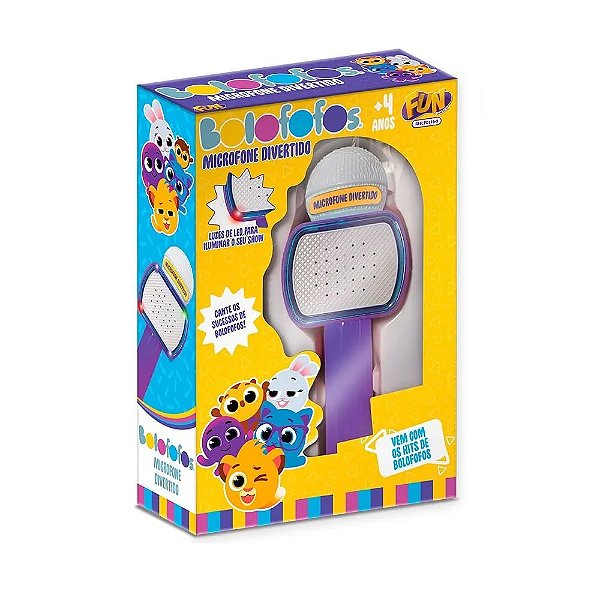Microfone Divertido Bolofofos - Fun