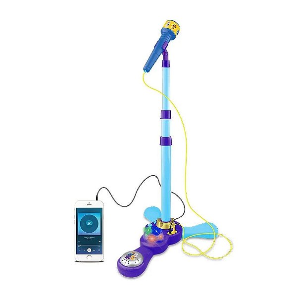 Microfone com Pedestal Bolofofos - Fun