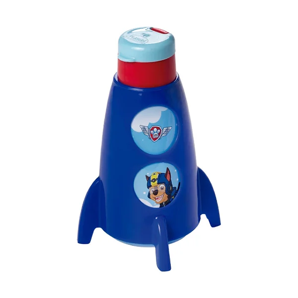 Garrafa de Plástico Com Capa Foguete 320 ml - Patrulha Canina