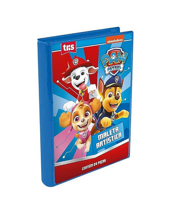 Maleta Artística - 24 Peças Patrulha Canina