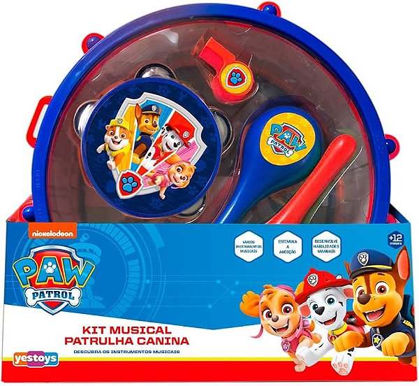 Kit Musical Bumbo Patrulha Canina
