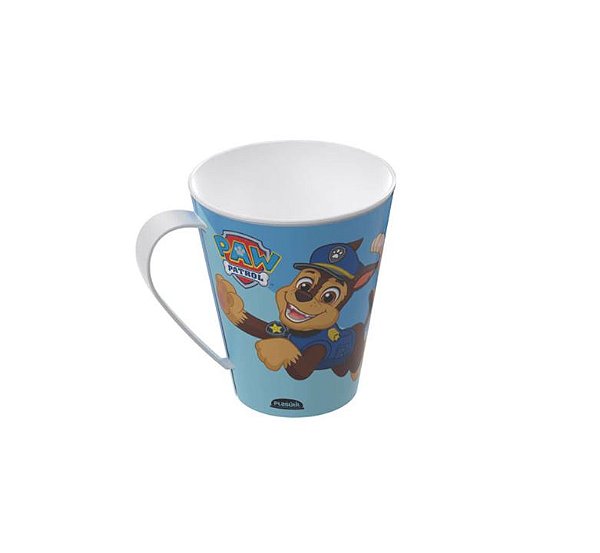 Caneca de Plástico 360 ml - Patrulha Canina