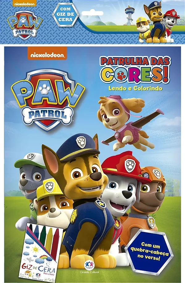 Patrulha Canina - Com Giz De Cera