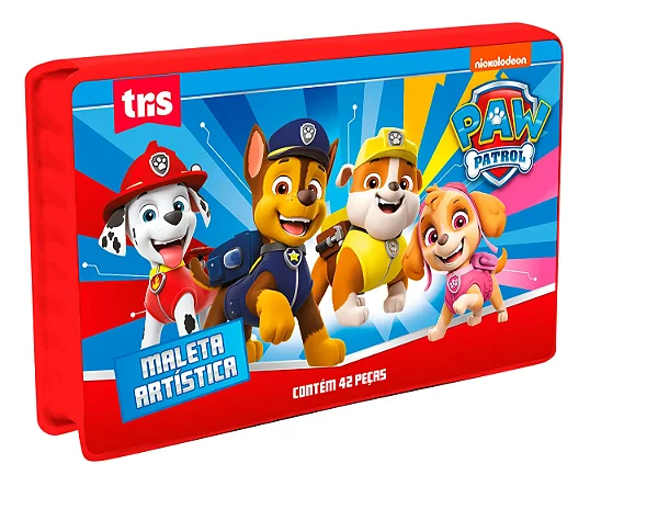 Maleta de Pintura Infantil Patrulha Canina 42 Peças