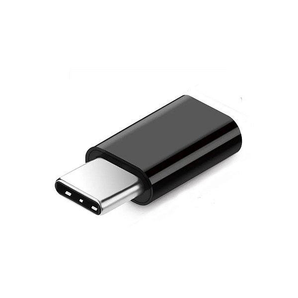 Adaptador de Entrada Micro USB V8 para USB Tipo C