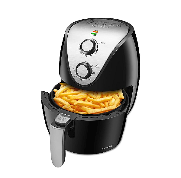 Fritadeira Sem Óleo Air Fryer 3,5L Mondial Preto/Inox AF-30-I 220V