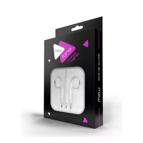 Fone De Ouvido Com Fio Básico Mew X200