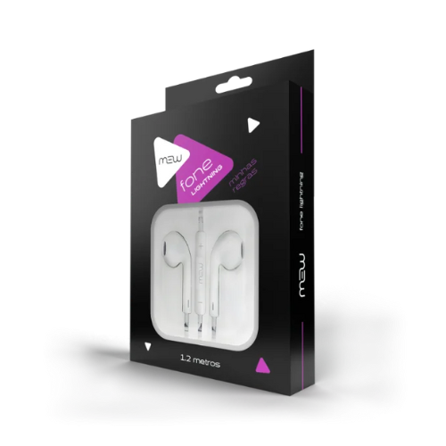 Fones De Ouvido Básico Lightning Mew K510