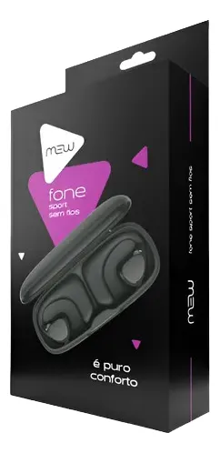 Fones De Ouvido Bluetooth Sports Condução Óssea Mew Tws500