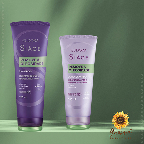Kit Shampoo e Condicionador Siàge Remove a Oleosidade