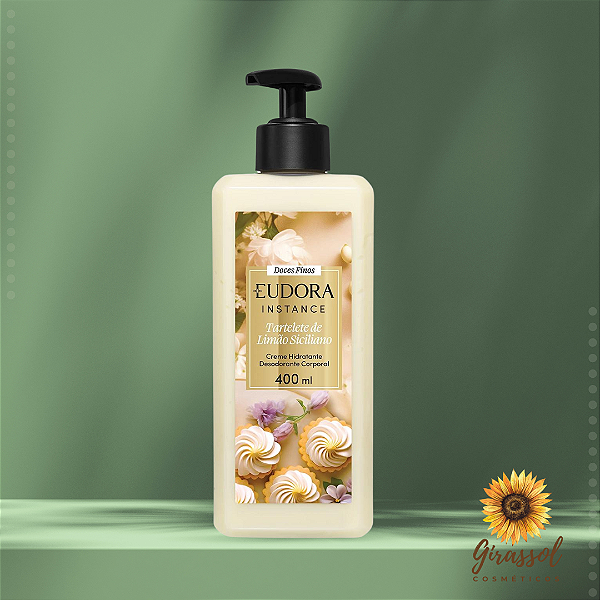 Creme Hidratante Desodorante Corporal Instance Tartelete de Limão Siciliano 400ml