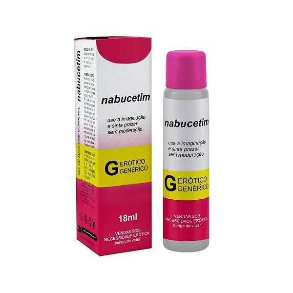 Farmacinha Segred Love Nabucetim 18ml - Gel BeijÃ¡vel Morango